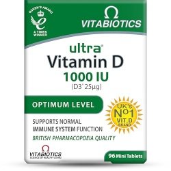 Vitamin D Tablets 1000IU, By Vitabiotics Ultra