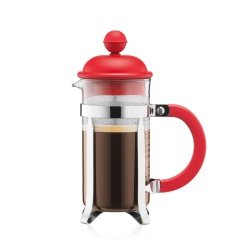 BODUM Caffettiera 3 Cup French Press Coffee Maker, Red, 0.35 l, 12 oz